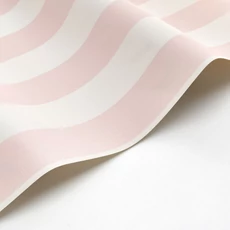 Kép 2/3 - Casadeco Klasszikus rózsaszín csíkos vinyl tapéta Baltic Rayure Péche 53 cm X 10 m