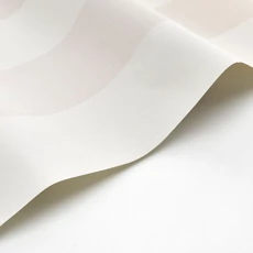 Kép 2/3 - Casadeco Szövethatású széles csíkos drapp vinyl tapéta Williamsburg Rayure Lin 53 cm X 10 m