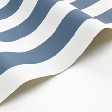 Kép 2/3 - Casadeco Klasszikus tengerkék csíkos vinyl tapéta Baltic Rayure Marine/Blanc 53 cm X 10 m