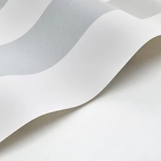 Kép 2/3 - Casadeco Vastag csíkos klasszikus zöld vlies tapéta Bruges Lichen 53 cm X 10 m