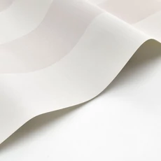 Kép 2/3 - Casadeco Szövethatású széles csíkos bézs vinyl tapéta Williamsburg Rayure Blanc/Beige 53 cm X 10 m