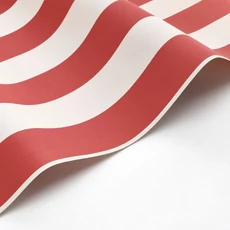Kép 2/3 - Casadeco Klasszikus piros csíkos vinyl tapéta Baltic Rayure Rouge 53 cm X 10 m
