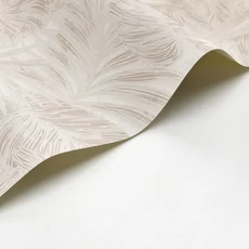 Kép 2/3 - Casadeco Pálmalevél mintás bézs vinyl tapéta Granada Beige 53 cm X 10 m