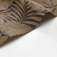 Kép 2/3 - Casadeco Pálmalevél mintás fekete vinyl tapéta Granada Noir 53 cm X 10 m