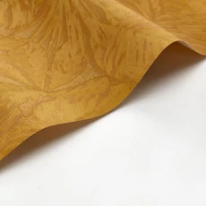 Kép 2/3 - Casadeco Pálmalevél mintás sárga vinyl tapéta Granada Jaune 53 cm X 10 m