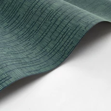 Kép 2/3 - Casadeco vonal mintás méregzöld vlies tapéta Capri Lagon 53 cm X 10 m