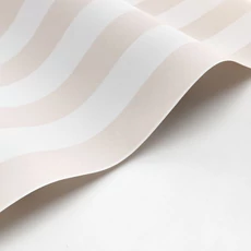 Kép 2/3 - Casadeco Csíkos klasszikus bézs vlies tapéta Olympe Galet 53 cm X 10 m