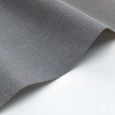 Kép 2/3 - Casadeco Szövethatású fekete mosható vinyl tapéta Denim Noir Fusain 53 cm X 10 m