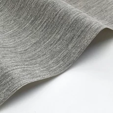 Kép 2/3 - Casadeco Vászon hatású sötétbarna vinyl tapéta Volie De Lin Noir Fusain 53 cm X 10 m