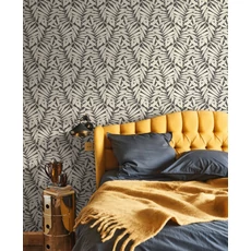 Kép 3/3 - Casadeco Páfrány mintás rozsdabarna vlies tapéta Preston Rouille 53 cm X 10 m