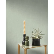 Kép 3/3 - Casadeco Szövethatású világoszöld mosható vinyl tapéta Denim Vert Sauge 53 cm X 10 m