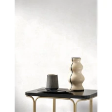 Kép 2/3 - Casadeco Elegáns fehér vlies tapéta kőhatású mintázattal Prague Stone Uni Blanc 53 cm X 10 m