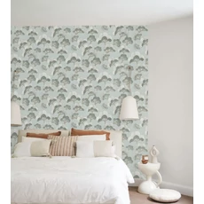 Kép 3/3 - Casadeco Elegáns fa mintás zöld-szürke vlies tapéta Goyo Matsu Argile 53 cm X 10 m