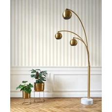 Kép 3/3 - Casadeco Csíkos klasszikus bézs vlies tapéta Olympe Galet 53 cm X 10 m