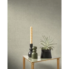 Kép 3/3 - Casadeco Texturált zöldes szürke vinyl tapéta Empreinte Argile 53 cm X 10 m