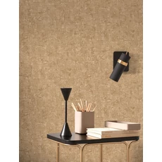 Kép 2/3 - Casadeco Kopottas fal hatású modern barna vlies tapéta 1930 Jazz Cannelle 53 cm X 10 m