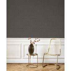 Kép 3/3 - Casadeco Modern geometriai mintás fehér vlies tapéta 1930 Reflet Blanc 53 cm X 10 m