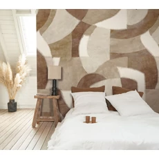 Kép 2/2 - Casadeco Absztrakt mintás barna vlies poszter tapéta Reves De Papier Anthracite 212 cm X 2,5 m