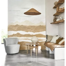 Kép 2/2 - Casadeco Homok dűnés barna vlies poszter tapéta Dune De Papier Naturel 212 cm X 2,5 m