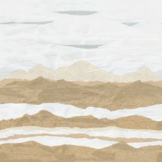 Kép 1/2 - Casadeco Homok dűnés barna vlies poszter tapéta Dune De Papier Naturel 212 cm X 2,5 m