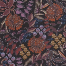 Kép 1/3 - Casadeco Exkluzív angol virág mintás vörös vlies tapéta Bloomsbury Rouille 53 cm X 10 m