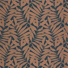 Kép 1/3 - Casadeco Páfrány mintás rozsdabarna vlies tapéta Preston Rouille 53 cm X 10 m