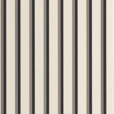 Kép 1/3 - Casadeco Elegáns vékony csíkos bézs-fekete vlies tapéta Country Club Noir Naturel 53 cm X 10 m