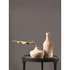 Kép 3/3 - Casadeco Színében csíkos klasszikus antracitszürke vlies tapéta Papier Kraft Anthracite 53 cm X 10 m