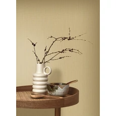 Kép 3/3 - Casadeco Színében csíkos klasszikus mustársárga vlies tapéta Papier Kraft Moutarde 53 cm X 10 m