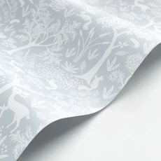 Kép 2/3 - Casadeco Erdő mintás pasztell világoskék vlies tapéta Poetic Forest Bleu Ciel 53 cm X 10 m