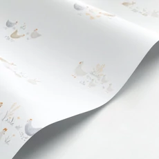 Kép 2/3 - Casadeco Farm állatos bézs vlies tapéta Companions Of Tha Farm Naturel 53 cm X 10 m