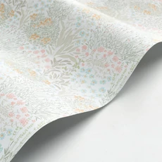 Kép 2/3 - Casadeco Elegáns virág mintás zöld vlies tapéta Flowered Grove Vert Amande 53 cm X 10 m