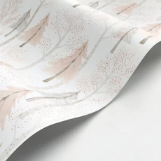 Kép 2/3 - Casadeco Fenyő mintás modern bézs vlies tapéta Walk In The Forest Beige Nude 53 cm X 10 m