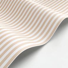 Kép 2/3 - Casadeco Vékony csíkos barna vlies tapéta My Little World Rayure Beige Camel 53 cm X 10 m