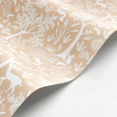 Kép 2/3 - Casadeco Erdő mintás pasztell barna vlies tapéta Poetic Forest Beige Camel 53 cm X 10 m