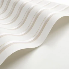 Kép 2/3 - Casadeco Elegáns vékony csíkos bézs vlies tapéta Country Club Naturel 53 cm X 10 m