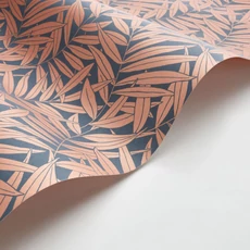 Kép 2/3 - Casadeco Páfrány mintás rozsdabarna vlies tapéta Preston Rouille 53 cm X 10 m