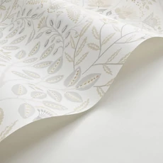 Kép 2/3 - Casadeco Klasszikus bézs vlies tapéta virágos ornamentikával Lords Naturel 53 cm X 10 m