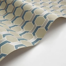 Kép 2/3 - Casadeco Keki zöld geometriai mintás vlies tapéta Hamilton Vert Kaki 53 cm X 10 m