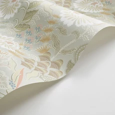 Kép 2/3 - Casadeco Exkluzív angol virág mintás zöld vlies tapéta Bloomsbury Vert Amande 53 cm X 10 m