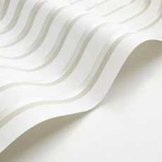 Kép 2/3 - Casadeco Elegáns vékony csíkos halványzöld vlies tapéta Country Club Vert Amande 53 cm X 10 m