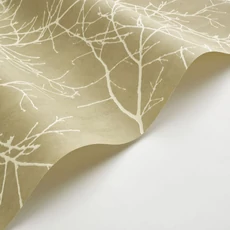 Kép 2/3 - Casadeco Elegáns faág mintás olivazöld vinyl tapéta Vancouver Vert Olive 53 cm X 10 m