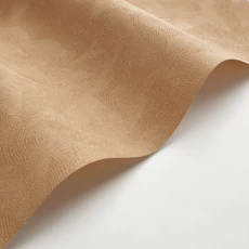 Kép 2/3 - Casadeco Levélmintás elegáns konyakbarna vinyl tapéta Masaya Beige Cognac 53 cm X 10 m