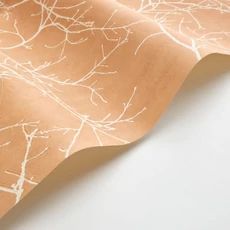 Kép 2/3 - Casadeco Elegáns faág mintás mézsárga vinyl tapéta Vancouver Jaune Miel 53 cm X 10 m