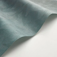 Kép 2/3 - Casadeco Levélmintás elegáns sötétkék vinyl tapéta Masaya Bleu Paon 53 cm X 10 m