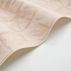 Kép 2/3 - Casadeco 3D hatású rácsmintás bézs vlies tapéta Papier Froisse Parchemin 53 cm X 10 m