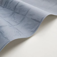 Kép 2/3 - Casadeco 3D hatású rácsmintás kék vlies tapéta Papier Froisse Marin 53 cm X 10 m