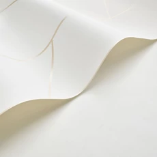 Kép 2/3 - Casadeco Geometriai mintás elegáns törtfehér vlies tapéta Pure Blanc Craie 53 cm x 10 m