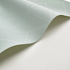 Kép 2/3 - Casadeco Modern geometrikus zöld vlies tapéta Subtilite Celadon 53 cm X 10 m