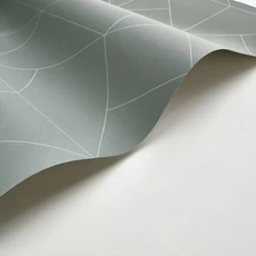 Kép 2/3 - Casadeco Modern geometrikus keki vlies tapéta Subtilite Vert/Kaki 53 cm X 10 m